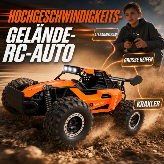 🏎️Mașină de teren RC de mare viteză cu tracțiune integrală