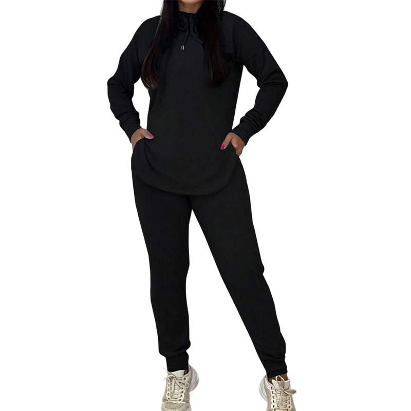 🌸💖 Cozy Matching Style, Easy Everyday Fit | Women's Hooded 2-Piece Set