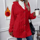 ❄️50% OFF THIS WEEK✨Women's Hooded Plush Fleece Button Jacket | Ultra Soft, Easy to Wear 🧥