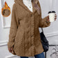 ❄️50% OFF THIS WEEK✨Women's Hooded Plush Fleece Button Jacket | Ultra Soft, Easy to Wear 🧥