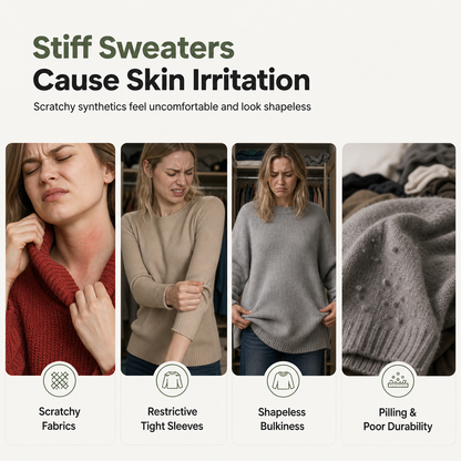 💖Black Friday Mega Deal – 50% off!💖🌸Women's Solid Color Knit Pullover Sweater