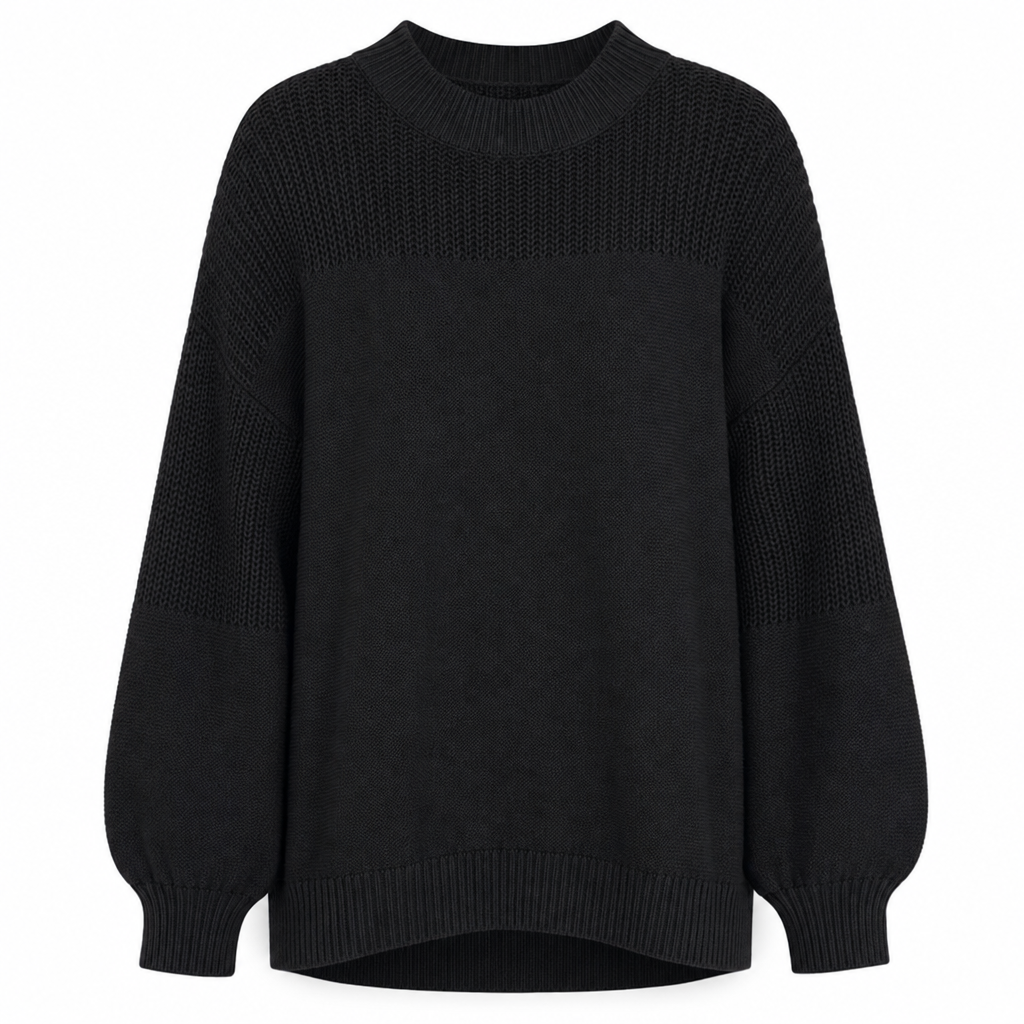 💖Black Friday Mega Deal – 50% off!💖🌸Women's Solid Color Knit Pullover Sweater