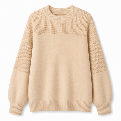 💖Black Friday Mega Deal – 50% off!💖🌸Women's Solid Color Knit Pullover Sweater