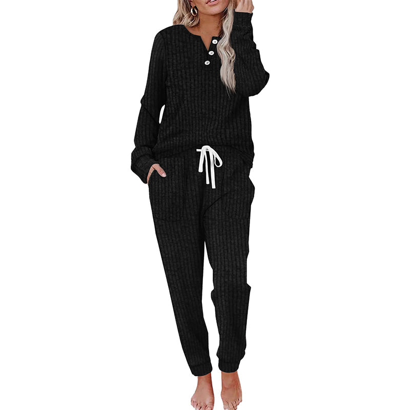 Women's Top & Drawstring Pants 2-Piece Set – cutesion