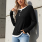💰  👚 Warm, soft, long-sleeved knitted T-shirt for women – comfortable, versatile, and perfect for chilly days and everyday wear. ✨
