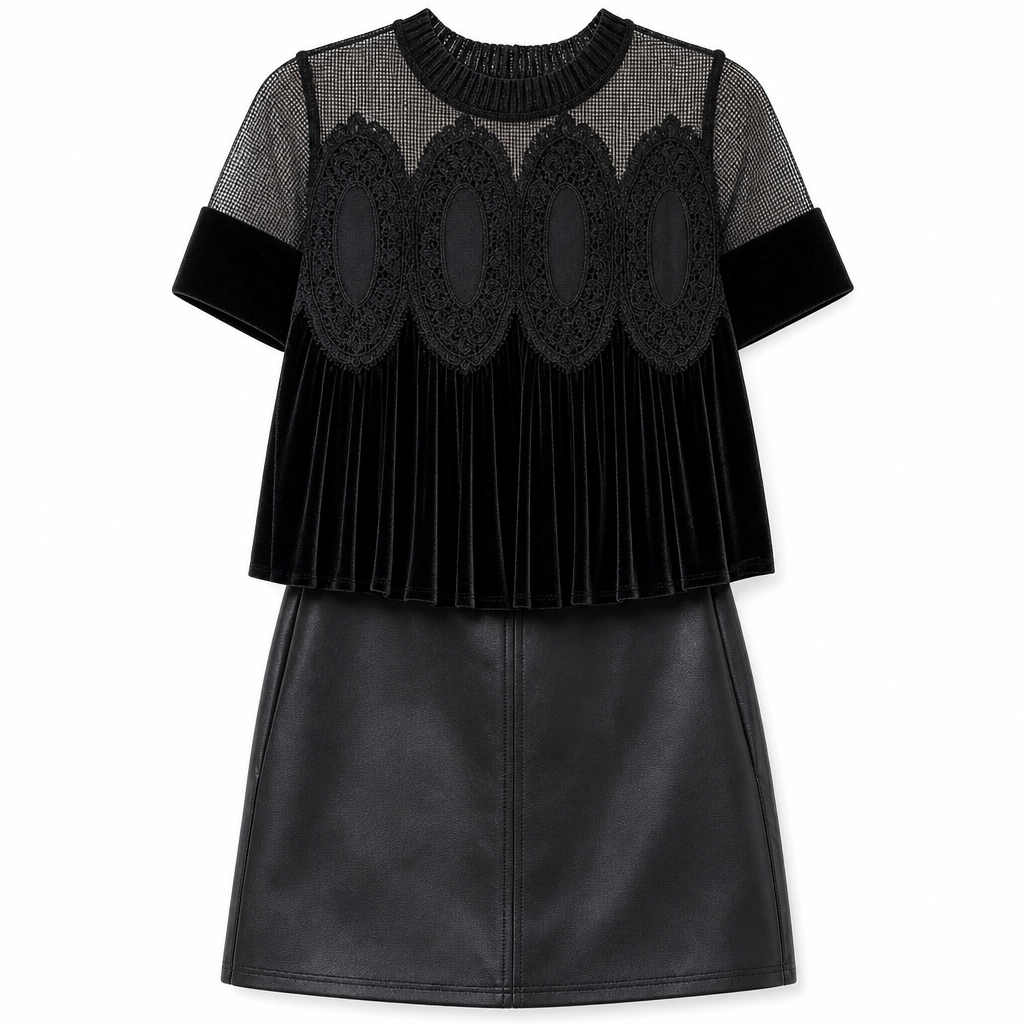✨Limited stock available, don’t miss out!🎉Women's Solid Short Sleeve Top with Ruffle Collar