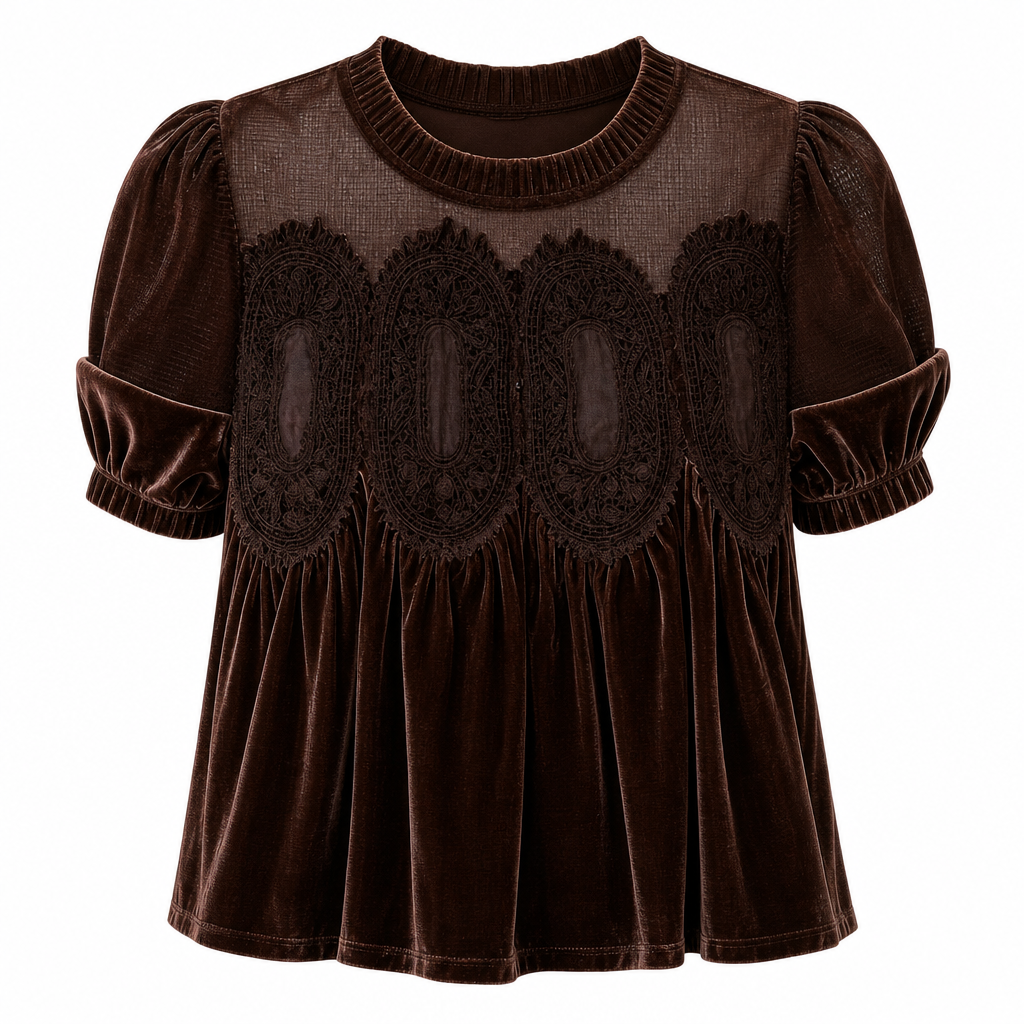 ✨Limited stock available, don’t miss out!🎉Women's Solid Short Sleeve Top with Ruffle Collar