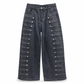 Women's Retro High Waisted Curved Leg Jeans