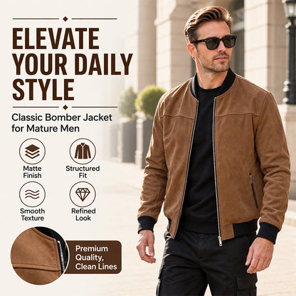 Men's Classic Casual Bomber Jacket