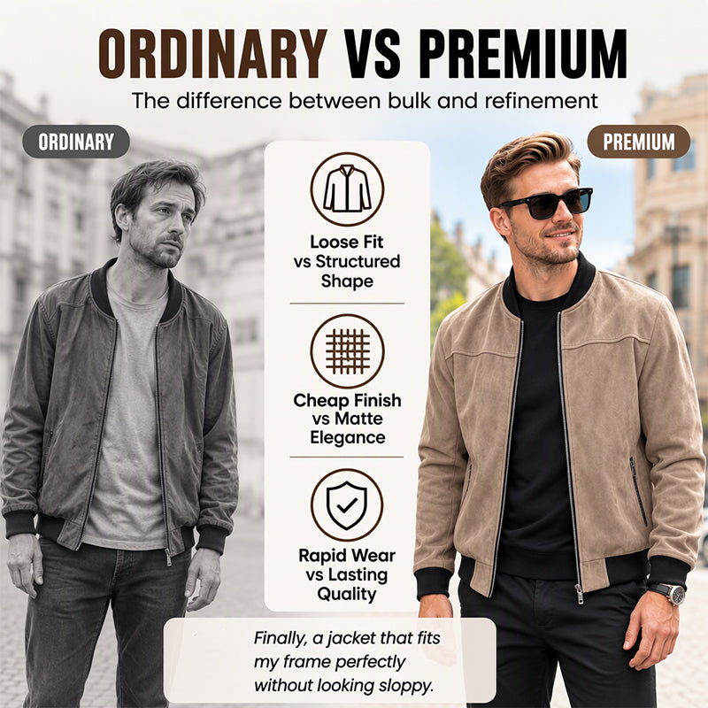 Men's Classic Casual Bomber Jacket