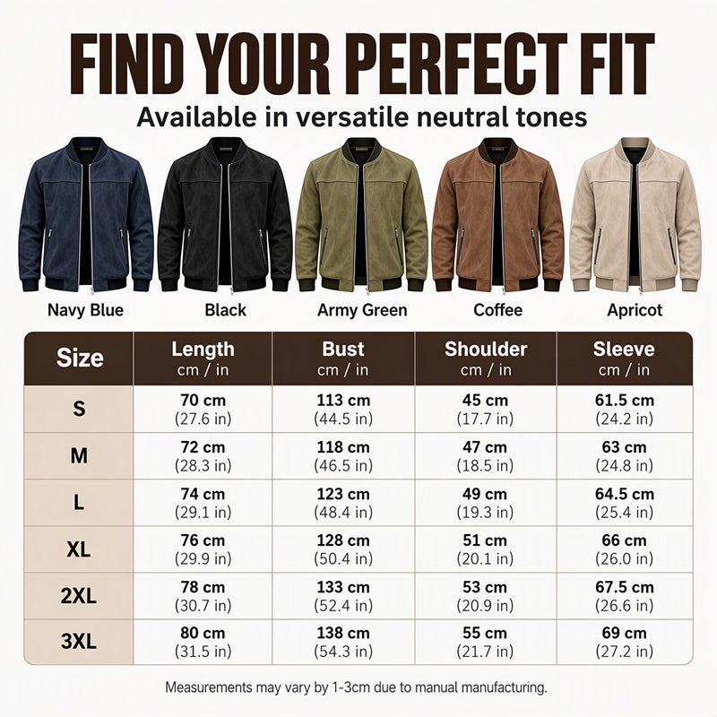Men's Classic Casual Bomber Jacket