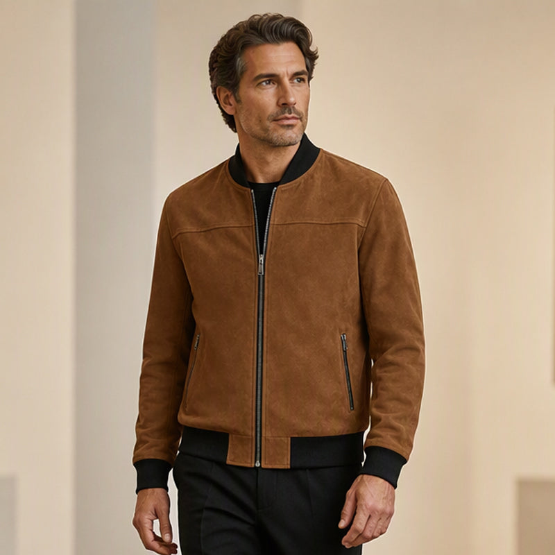 Men's Classic Casual Bomber Jacket