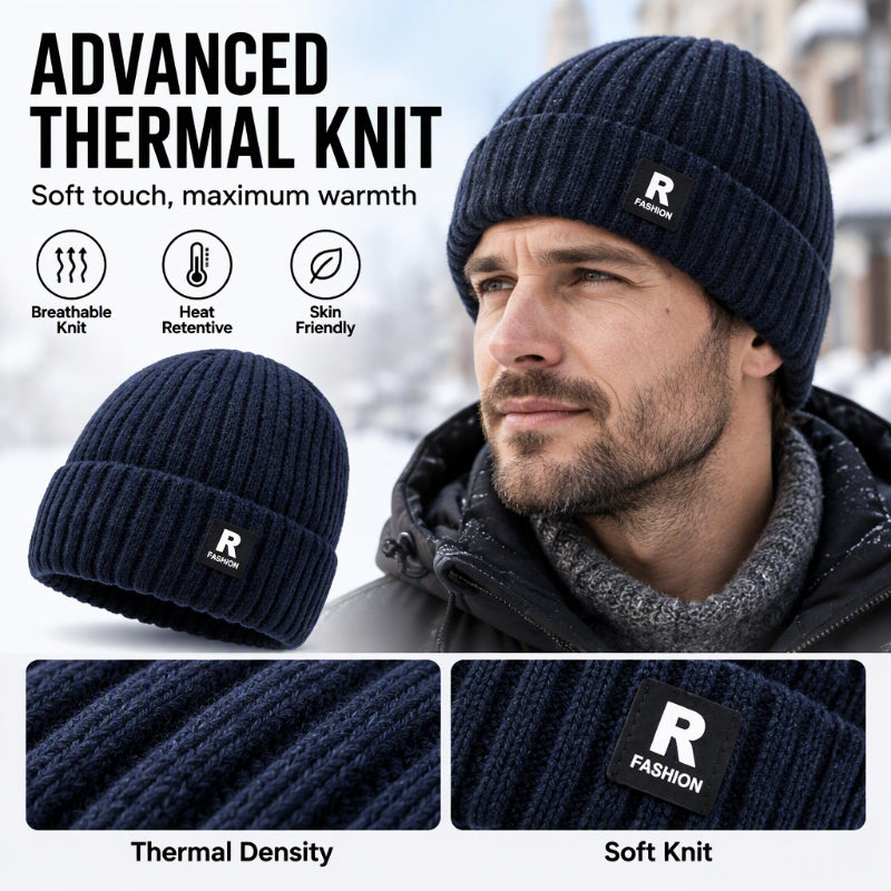 🧢 Men's Slouchy Knit Warm Skull Cap