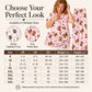 Women's Highland Cow Print 3-Piece Pajama Set