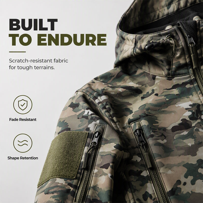 🎉The Lowest Price But The Best Quality!🔥Men's Outdoor Camouflage Hooded Jacket