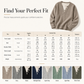 Casual Mock Two Piece V Neck Knit Sweater with Button Details