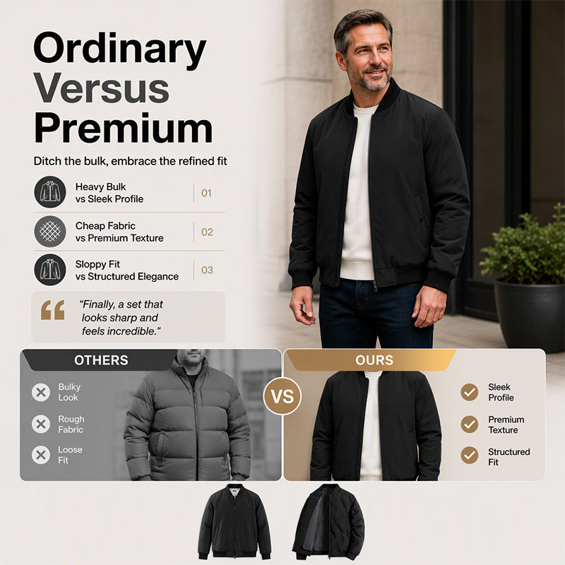Men's Winter Warm Baseball Jacket