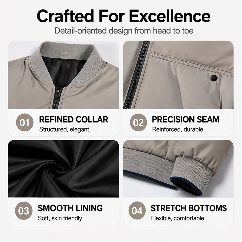 Men's Winter Warm Baseball Jacket