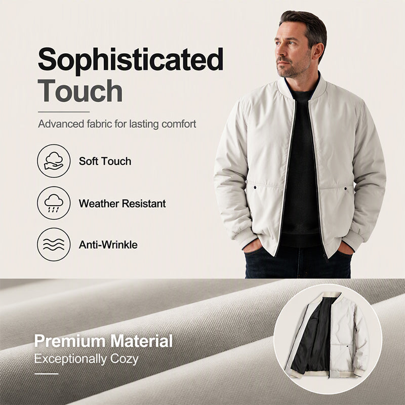 Men's Winter Warm Baseball Jacket