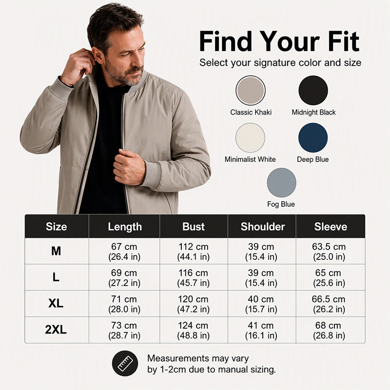 Men's Winter Warm Baseball Jacket