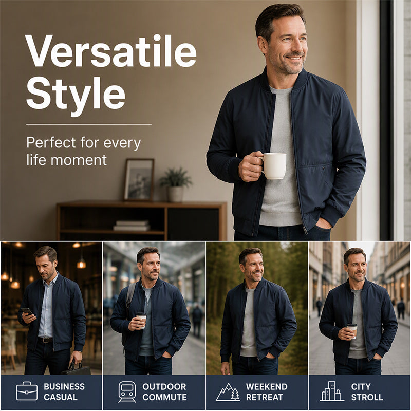 Men's Winter Warm Baseball Jacket