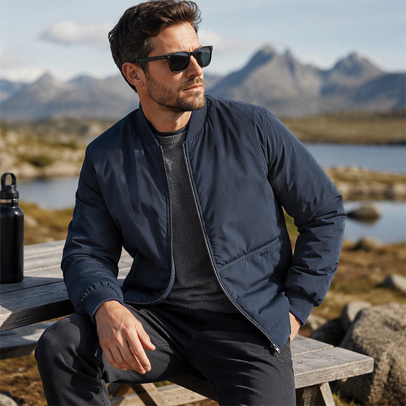 Men's Winter Warm Baseball Jacket
