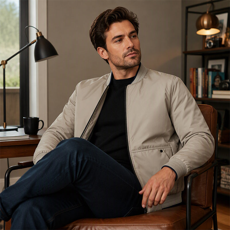 Men's Winter Warm Baseball Jacket