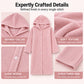 ☁️ Women's Hooded Bathrobe Towel – Premium Material, Breathable & Always Cozy – A Must-Have for Your Wardrobe – Now 50% OFF!