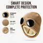 Unisex Warm Knit Beanie with Goggles