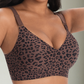 Women's Leopard Print Wireless Push-Up Bra