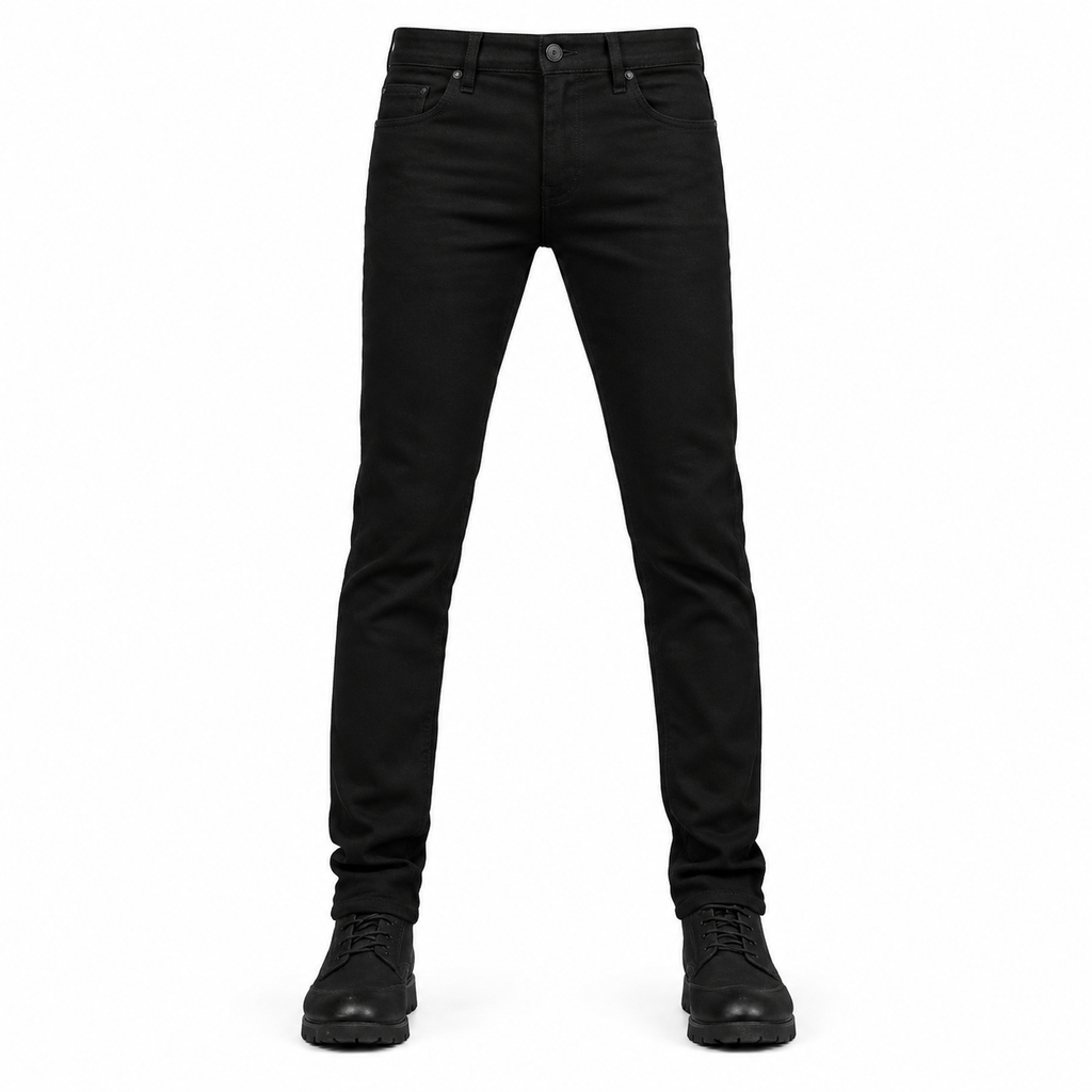 Men's Stretch Slim Fit Jeans Casual Mid Rise Denim Pants