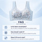 Women's Seamless Floral Lace Support Bra