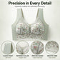 Women's Seamless Floral Lace Support Bra
