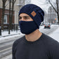 🥳Over 50,000 sold!🥳 Women's thermal winter beanie with built-in face mask
