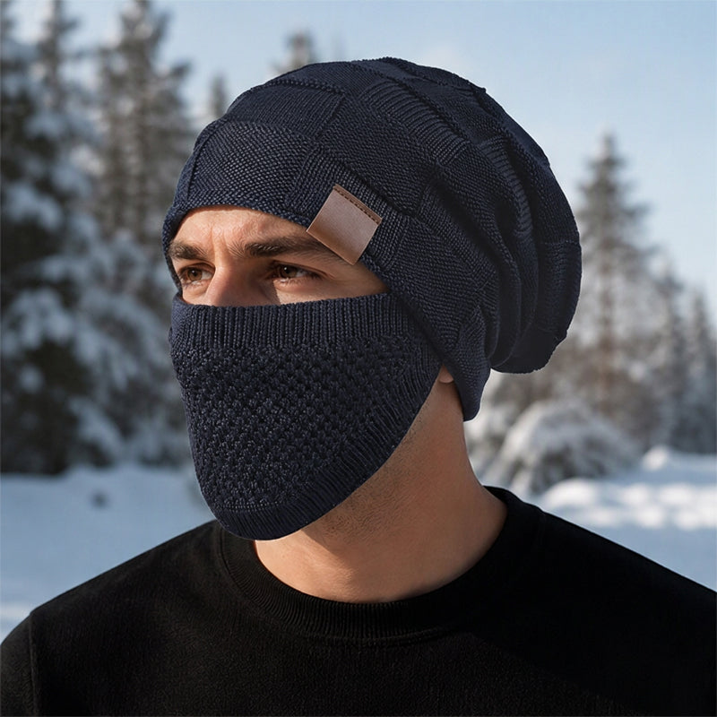 🥳Over 50,000 sold!🥳 Women's thermal winter beanie with built-in face mask