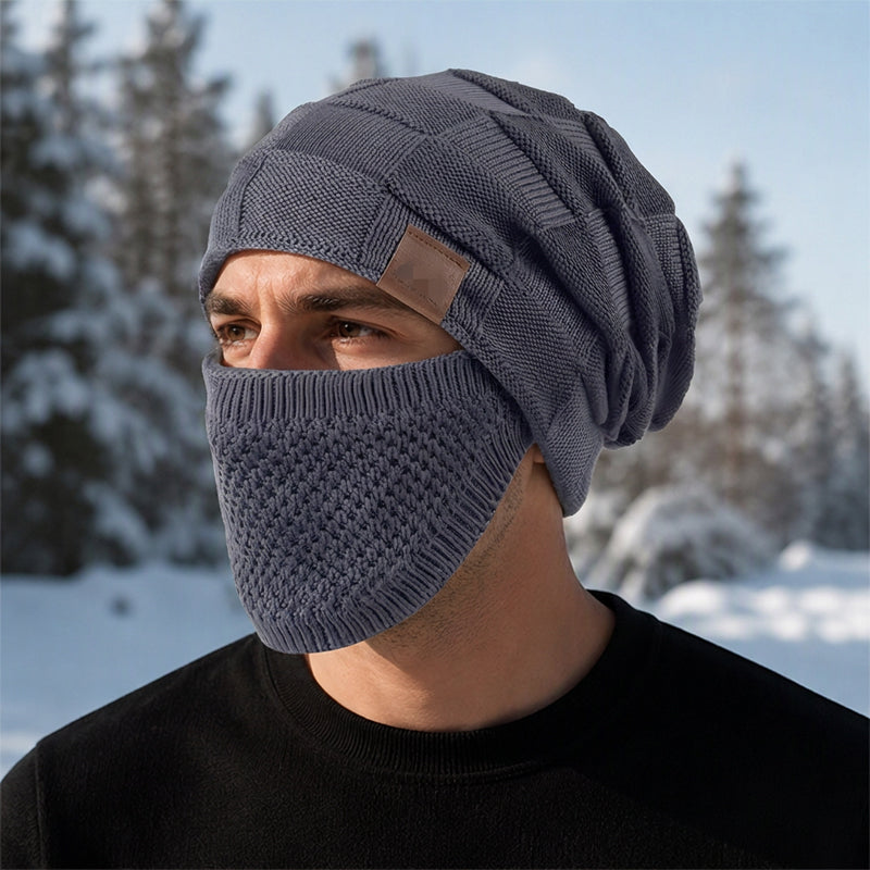 🥳Over 50,000 sold!🥳 Women's thermal winter beanie with built-in face mask