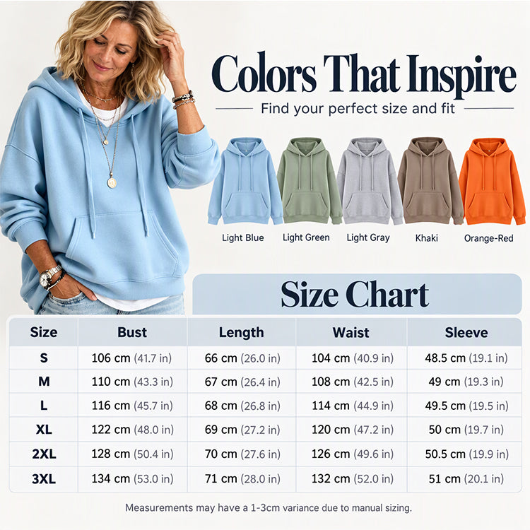 Women's Casual Oversized Drawstring Hoodie