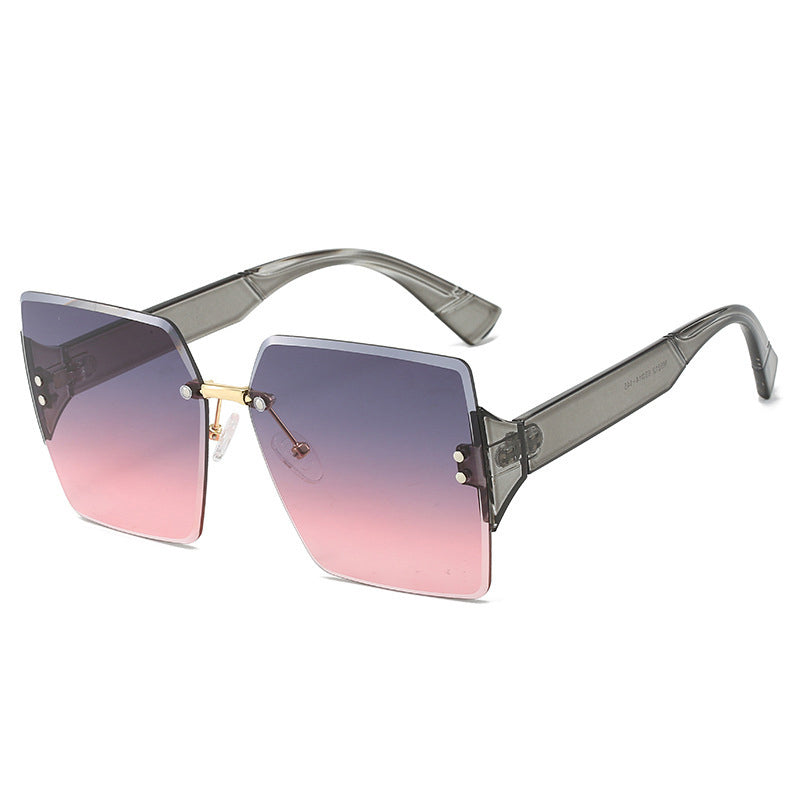 Women's Fashion Frameless Square Sunglasses