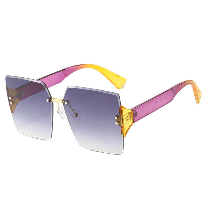 Women's Fashion Frameless Square Sunglasses