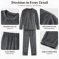 🌙 All-Night Warmth, Soft Velvet Feel | Men's Cozy Thermal Velvet Pajama Set