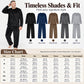 🌙 All-Night Warmth, Soft Velvet Feel | Men's Cozy Thermal Velvet Pajama Set