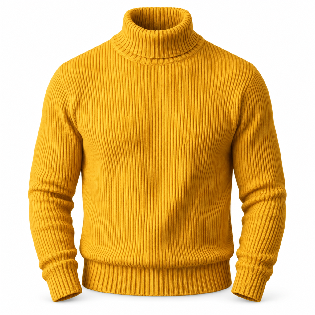 Men's Slim Fit Knit Turtleneck Sweater
