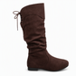 🖤👢Black Friday Sale | Faux Suede Texture, Stylish & Versatile – Women's Slouchy Mid-Calf Boots ✨