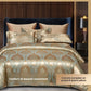 🔥Set de patru piese din satin jacard european de lux