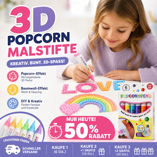 📢📢 Reducere de 50 %!! 🎁 Creioane DIY Bubble-Popcorn